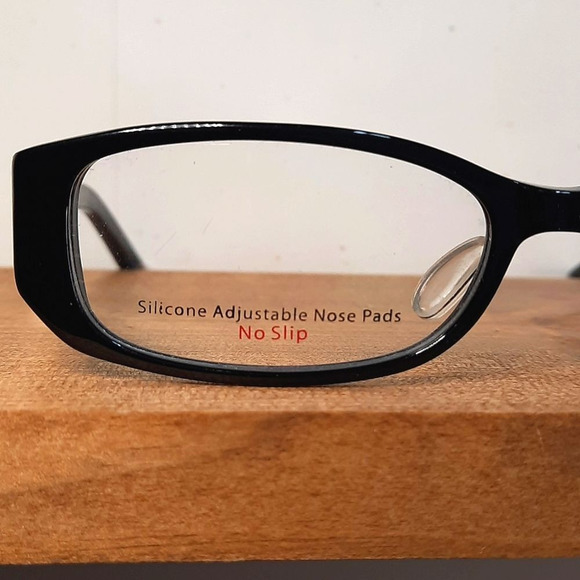 NEW prescription-ready NO SLIP Eyeglass Frame 54-16-135 black glasses, full rim - Picture 4 of 7